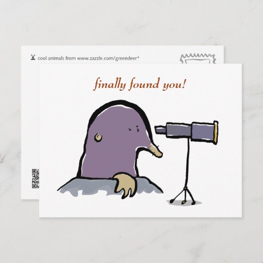 Carte Postale mole et télescope - personnalisable (Devant / Derrière)