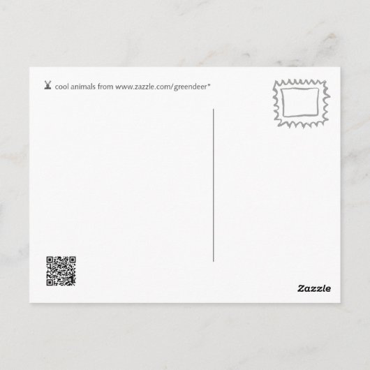 Carte Postale mole et télescope - personnalisable (Dos)