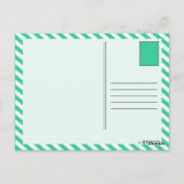 Carte Postale molécule de caféine (Dos)