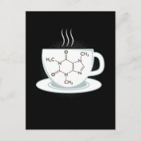 Molécule de caféine chimique