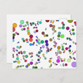 Carte postale Molecules (Devant / Derrière)