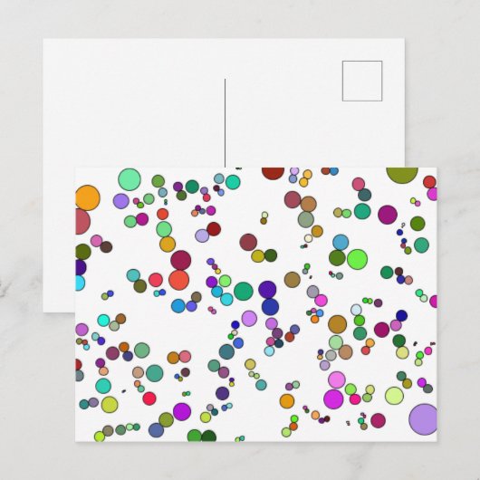 Carte postale Molecules (Devant / Derrière)