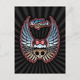 Carte Postale Molly Chrome Bike