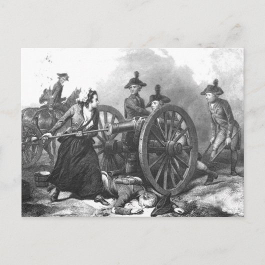 Carte postale Molly Pitcher Cannon (Devant)