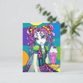 Carte postale "Molly" Rainbow Ice Creative Fairy (Debout devant)