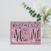 Carte Postale MOM Rottweiler (Debout devant)