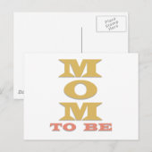 Carte Postale MOM sera t-shirts et cadeaux (Devant / Derrière)