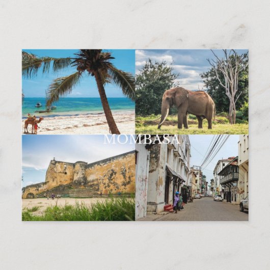 Carte postale Mombasa (Devant)