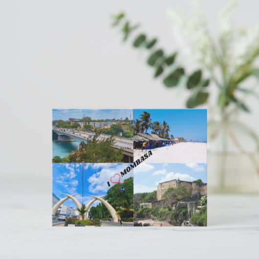 Carte postale Mombasa (Debout devant)