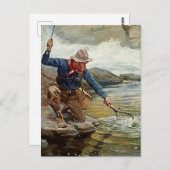 Carte Postale « Moment critique » par Philip R Goodwin (Devant / Derrière)