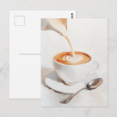 Carte Postale Moment de café serein  (Devant / Derrière)