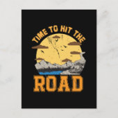 Carte Postale Moment de prendre la route  (Devant)