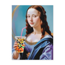 Moment de thé bulle de Mona Lisa