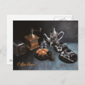 Carte Postale Moment du café (Devant / Derrière)