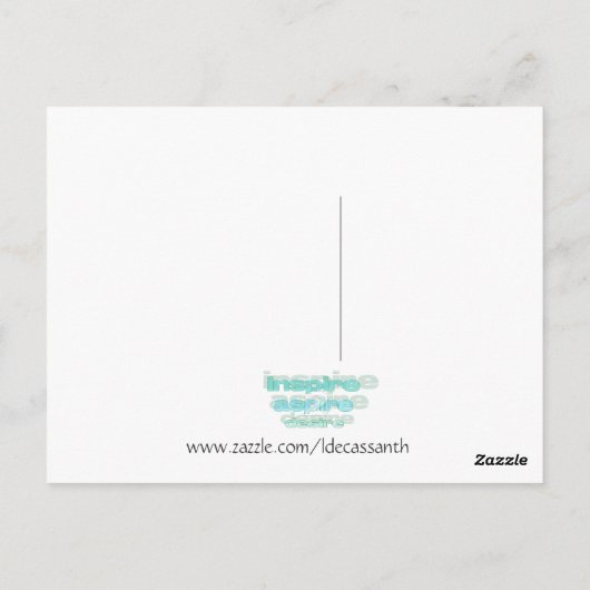 Carte Postale Moment éthérique (Dos)