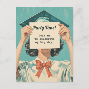 Carte Postale Moment mystérieux de la graduation