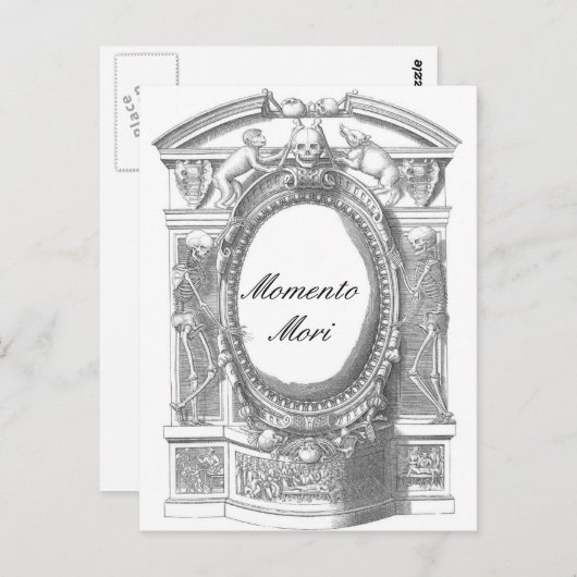 Carte postale Momento Mori (Devant / Derrière)
