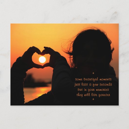 Carte Postale Moments spéciaux - Amour (Devant)