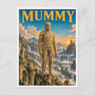 Carte Postale Momie, Monstre de Fantaisie Gothique