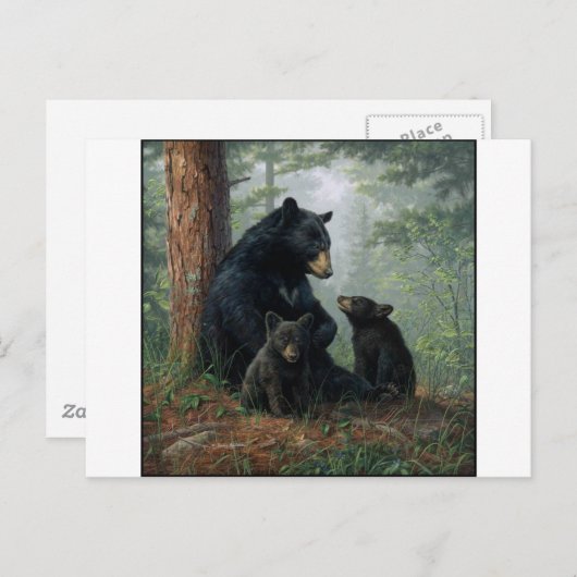 Carte Postale Momma Bear (Devant / Derrière)
