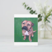 Carte Postale Mon 2012 staffy (Debout devant)