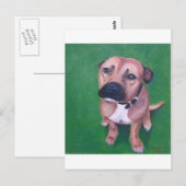 Carte Postale Mon 2012 staffy (Devant / Derrière)