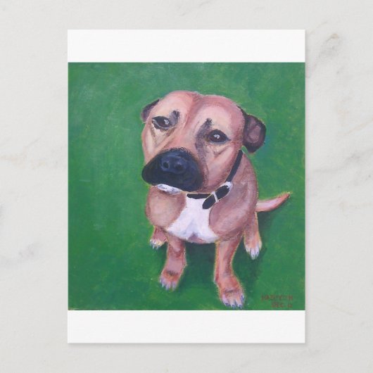 Carte Postale Mon 2012 staffy (Devant)