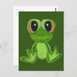 Carte Postale Mon ami Green Frog