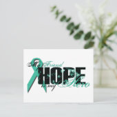 Carte Postale Mon ami Mon héros - Ovarienne Hope (Debout devant)