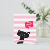 Carte Postale Mon ami toutou parfait ! Saint-Valentin pour la cl (Debout devant)