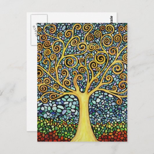 Carte Postale Mon arbre de vie (Devant / Derrière)