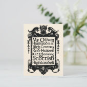 Carte Postale Mon autre mari - Highlander (Debout devant)