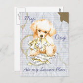 Carte Postale Mon canicule de jouet a mangé mon plan de leçon (Devant / Derrière)