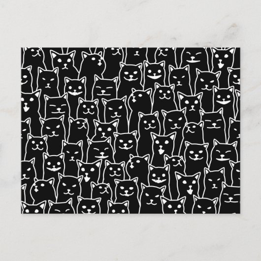 Carte Postale Mon chat avait raison à votre sujet motif de chats (Devant)