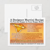 Carte postale Mon Chérie Clementini Martini Recett (Devant / Derrière)