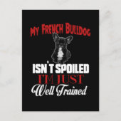 Carte Postale Mon Chien à la Puce n'est pas gâché (Devant)