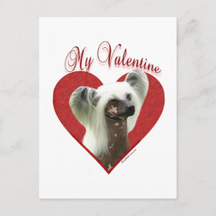 Carte Postale Mon Chinois Crested Valentine