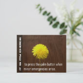 Carte Postale "Mon choix" Motivation Affirmation (Debout devant)