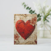 Carte Postale Mon cœur  (Debout devant)