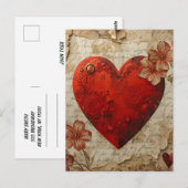 Carte Postale Mon cœur  (Devant / Derrière)