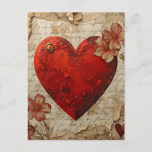 Carte Postale Mon cœur  (Devant)