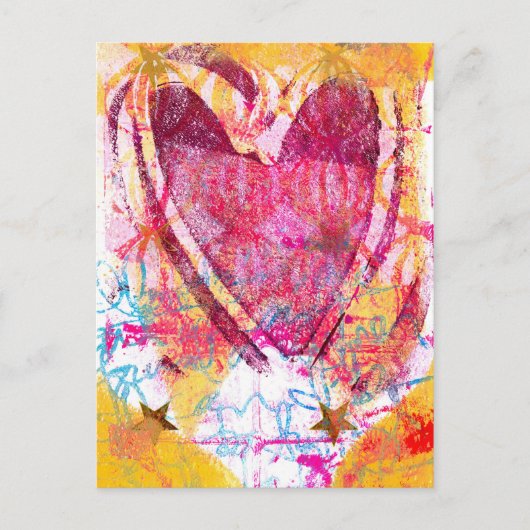 Carte Postale Mon coeur (Devant)