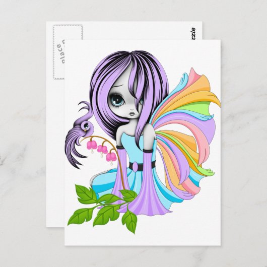 Carte Postale Mon Coeur Bleeds Pour Vous Multi (Devant / Derrière)