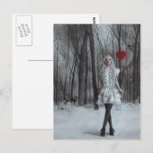 Carte Postale Mon coeur chaud (Devant / Derrière)