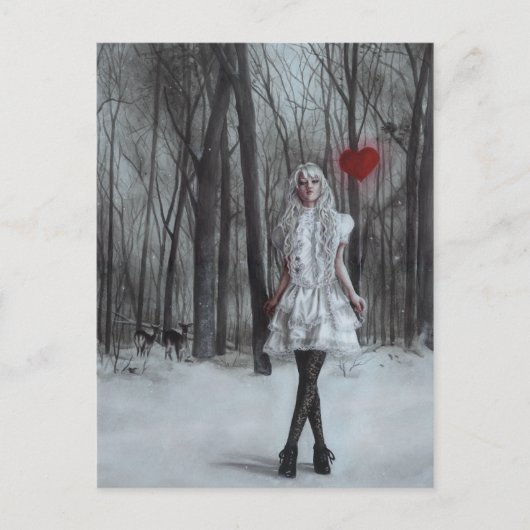 Carte Postale Mon coeur chaud (Devant)