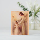 Carte postale : Mon coeur vous perçoit (Debout devant)