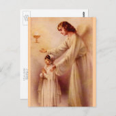 Carte postale : Mon coeur vous perçoit (Devant / Derrière)