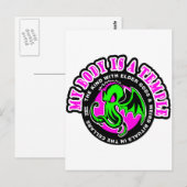 CARTE POSTALE MON CORPS EST UN TEMPLE (Devant / Derrière)