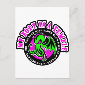 CARTE POSTALE MON CORPS EST UN TEMPLE