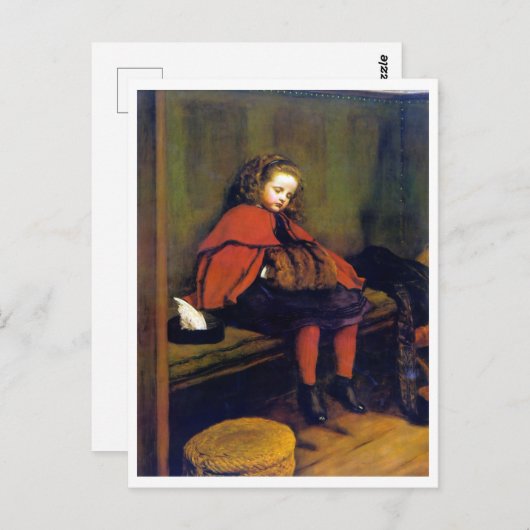 Carte Postale Mon deuxième sermon, John Everett Millais (Devant / Derrière)